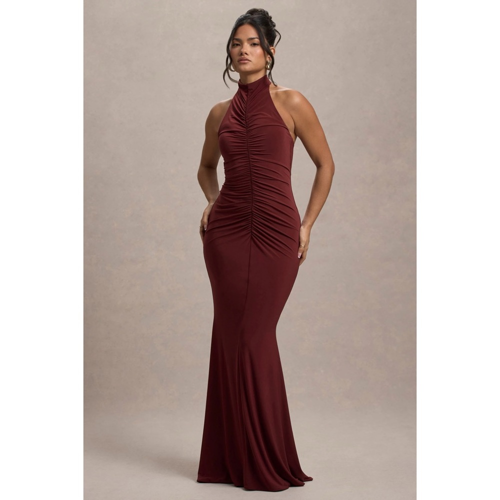 Club L London Halter Maxi Dress